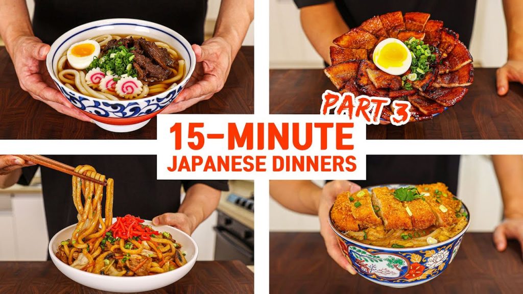 15 Minute Japanese Dinners That Will Change Your LIFE!